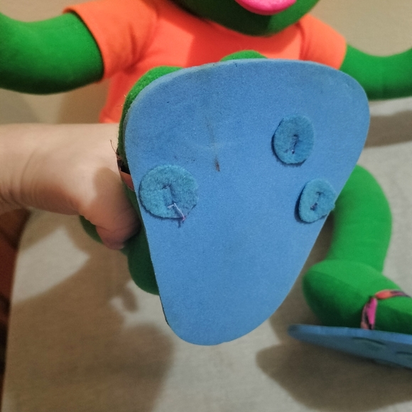 Vintage 1998 BULL FROGG Frog Interactive Talking Plush Large Toy by Ohio Art - Picture 3 of 8